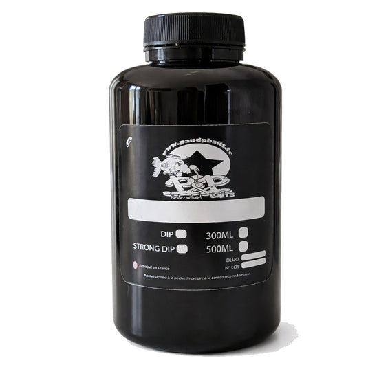 flacon de dip attractant pandpbaits pour la pêche à la carpe